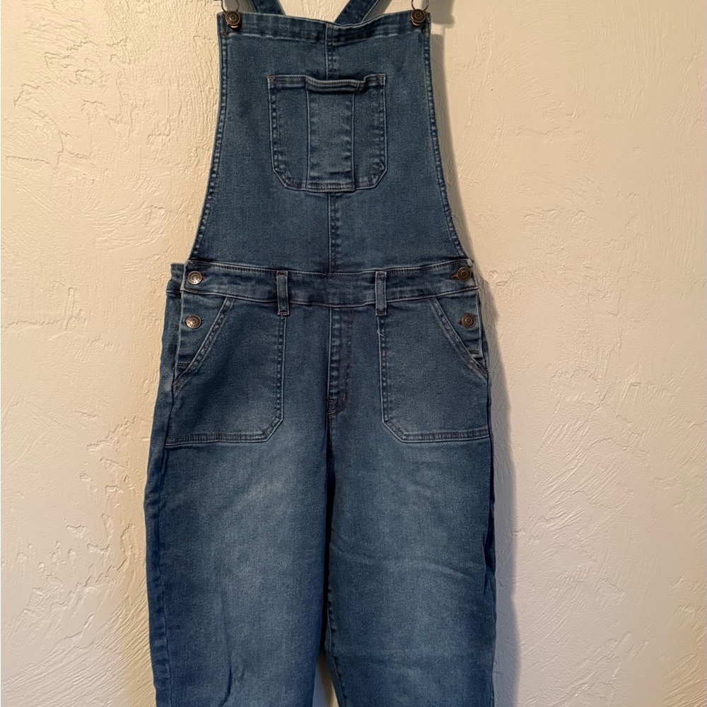 YMI Blue Denim Jumpsuit
